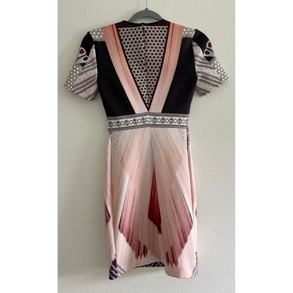 Clover Canyon Neoprene Printed Bodycon Mini Dress XS - Picture 2 of 8